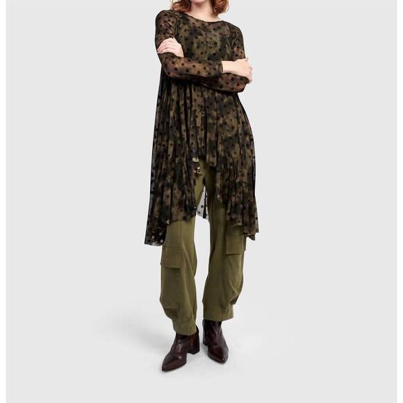 NEW ALEMBIKA women's long tunic in antique